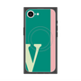 プレミアムスクエアケース with SnapMag［ オリジナル - initial color line - V green ］