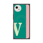プレミアムスクエアケース with SnapMag［ オリジナル - initial color line - V green ］
