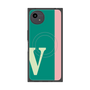 プレミアムスクエアケース with SnapMag［ オリジナル - initial color line - V green ］