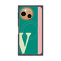 プレミアムスクエアケース with SnapMag［ オリジナル - initial color line - V green ］