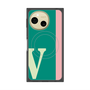 プレミアムスクエアケース with SnapMag［ オリジナル - initial color line - V green ］