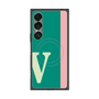 プレミアムスクエアケース with SnapMag［ オリジナル - initial color line - V green ］