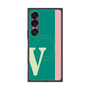 プレミアムスクエアケース with SnapMag［ オリジナル - initial color line - V green ］