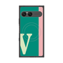 プレミアムスクエアケース with SnapMag［ オリジナル - initial color line - V green ］