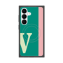 プレミアムスクエアケース with SnapMag［ オリジナル - initial color line - V green ］