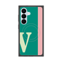 プレミアムスクエアケース with SnapMag［ オリジナル - initial color line - V green ］