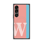 プレミアムスクエアケース with SnapMag［ オリジナル - initial color line - W pink ］