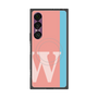 プレミアムスクエアケース with SnapMag［ オリジナル - initial color line - W pink ］