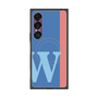 プレミアムスクエアケース with SnapMag［ オリジナル - initial color line - W blue ］