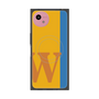 プレミアムスクエアケース with SnapMag［ オリジナル - initial color line - W orange ］