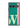 プレミアムスクエアケース with SnapMag［ オリジナル - initial color line - W green ］