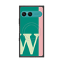プレミアムスクエアケース with SnapMag［ オリジナル - initial color line - W green ］