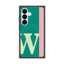 プレミアムスクエアケース with SnapMag［ オリジナル - initial color line - W green ］