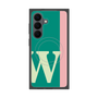 プレミアムスクエアケース with SnapMag［ オリジナル - initial color line - W green ］