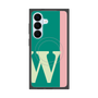 プレミアムスクエアケース with SnapMag［ オリジナル - initial color line - W green ］