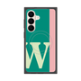 プレミアムスクエアケース with SnapMag［ オリジナル - initial color line - W green ］