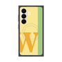 プレミアムスクエアケース with SnapMag［ オリジナル - initial color line - W yellow ］