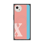 プレミアムスクエアケース with SnapMag［ オリジナル - initial color line - X pink ］