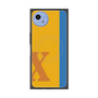 プレミアムスクエアケース with SnapMag［ オリジナル - initial color line - X orange ］