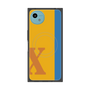 プレミアムスクエアケース with SnapMag［ オリジナル - initial color line - X orange ］