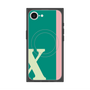プレミアムスクエアケース with SnapMag［ オリジナル - initial color line - X green ］