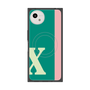 プレミアムスクエアケース with SnapMag［ オリジナル - initial color line - X green ］
