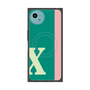 プレミアムスクエアケース with SnapMag［ オリジナル - initial color line - X green ］