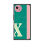 プレミアムスクエアケース with SnapMag［ オリジナル - initial color line - X green ］