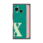 プレミアムスクエアケース with SnapMag［ オリジナル - initial color line - X green ］