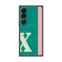 プレミアムスクエアケース with SnapMag［ オリジナル - initial color line - X green ］