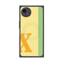プレミアムスクエアケース with SnapMag［ オリジナル - initial color line - X yellow ］