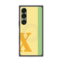 プレミアムスクエアケース with SnapMag［ オリジナル - initial color line - X yellow ］