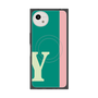 プレミアムスクエアケース with SnapMag［ オリジナル - initial color line - Y green ］
