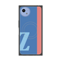 プレミアムスクエアケース with SnapMag［ オリジナル - initial color line - Z blue ］
