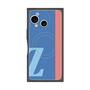 プレミアムスクエアケース with SnapMag［ オリジナル - initial color line - Z blue ］