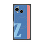 プレミアムスクエアケース with SnapMag［ オリジナル - initial color line - Z blue ］