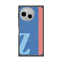 プレミアムスクエアケース with SnapMag［ オリジナル - initial color line - Z blue ］