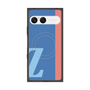 プレミアムスクエアケース with SnapMag［ オリジナル - initial color line - Z blue ］
