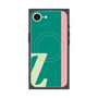 プレミアムスクエアケース with SnapMag［ オリジナル - initial color line - Z green ］