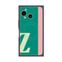 プレミアムスクエアケース with SnapMag［ オリジナル - initial color line - Z green ］