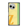 プレミアムスクエアケース with SnapMag［ オリジナル - initial color line - Z yellow ］
