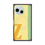 プレミアムスクエアケース with SnapMag［ オリジナル - initial color line - Z yellow ］