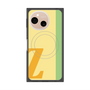 プレミアムスクエアケース with SnapMag［ オリジナル - initial color line - Z yellow ］