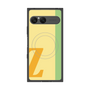 プレミアムスクエアケース with SnapMag［ オリジナル - initial color line - Z yellow ］