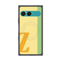 プレミアムスクエアケース with SnapMag［ オリジナル - initial color line - Z yellow ］