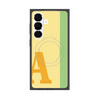 プレミアムスクエアケース with SnapMag［ オリジナル - initial color line - A yellow ］