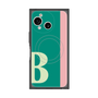 プレミアムスクエアケース with SnapMag［ オリジナル - initial color line - B green ］