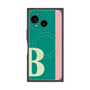 プレミアムスクエアケース with SnapMag［ オリジナル - initial color line - B green ］