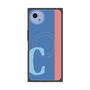 プレミアムスクエアケース with SnapMag［ オリジナル - initial color line - C blue ］