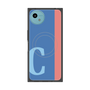 プレミアムスクエアケース with SnapMag［ オリジナル - initial color line - C blue ］